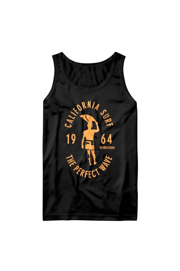 Endless Summer California Surf 1964 Men's Tank (Black, AdultL)