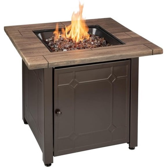 Endless Summer GAD15290ES Brooks LP Gas Outdoor Fire Pit, Amber