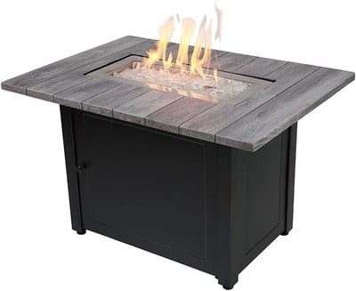 Endless Summer GAD17104ES Bryson LP Gas Outdoor Fire Pit, Brown
