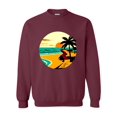 thumbnail image 1 of Endless Summer Horizon Retro Beach Ocean Wave Surf Graphic Sweatshirt, for men & women, up to size 5XL, 1 of 3