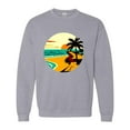 thumbnail image 1 of Endless Summer Horizon Retro Beach Ocean Wave Surf Graphic Sweatshirt, for men & women, up to size 5XL, 1 of 3