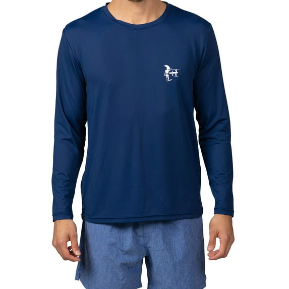Endless Summer Men's Long Sleeve Wave Rash Guard, up to Size 2XL