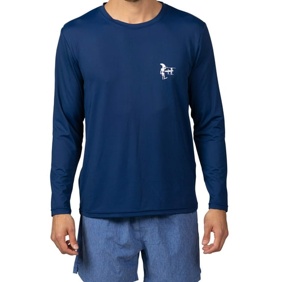 Endless Summer Men's Long Sleeve Wave Rash Guard, up to Size 2XL