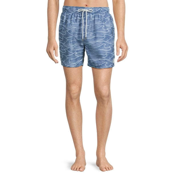 Endless Summer Men’s Printed Swim Trunks with Stretch, 5.5" Inseam