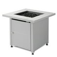 thumbnail image 1 of Endless Summer Outdoor Fire Pit Table with Faux Marble Finish, Black Glass, 1 of 12