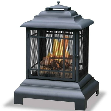 Endless Summer Outdoor Wood Burning Firehouse Fire Pit with Cover | WAF501CS