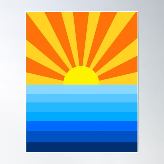 Endless Summer- Reach For The Beach Poster Wall Art, Modern Wall Decor, 16x24 UNFRAMED
