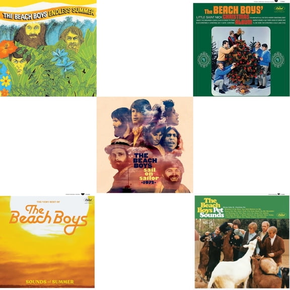 Endless Summer & Sounds Of Summer: The Very Best Of The Beach Boys (Remastered/2LP) & Sail On Sailor (2LP/7Inch) & Beach Boys' Christmas Album (Mono) & Pet Sounds (Stereo)