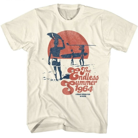 Bruce Brown Films Endless Summer 1964 Natural Adult T-Shirt S