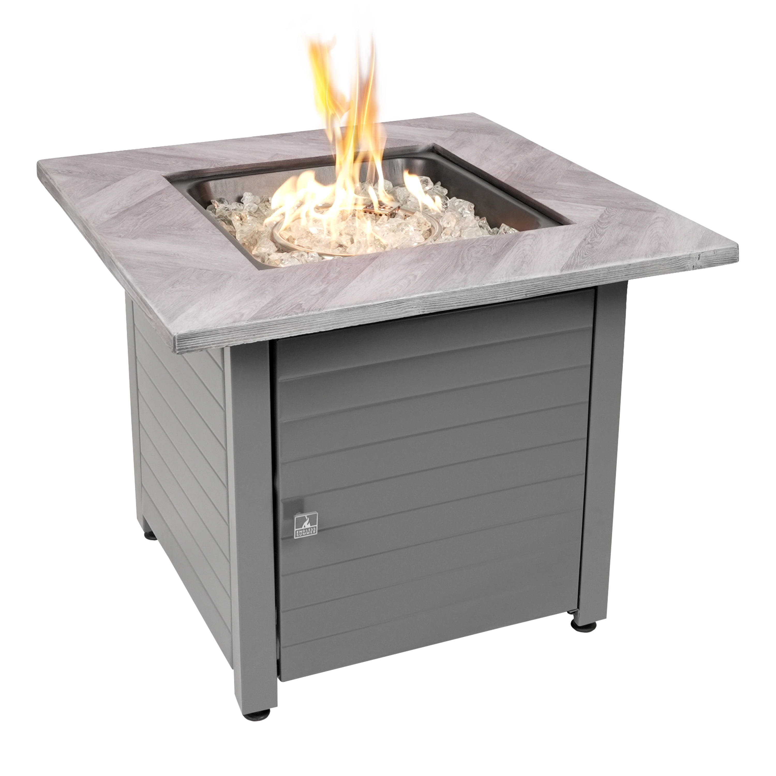 Endless Summer The Francesca 30 Inch Square Gas Fire Table
