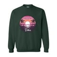 thumbnail image 1 of Endless Summer Vibes Beach Vacation Surfing Sunset Graphic Sweatshirt, for men & women, up to size 5XL, 1 of 3