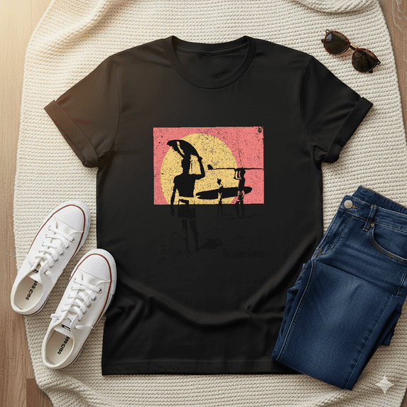 Endless Summer Vintage Surf Film Inspired Unisex T-Shirt V15003, up to size 5XL