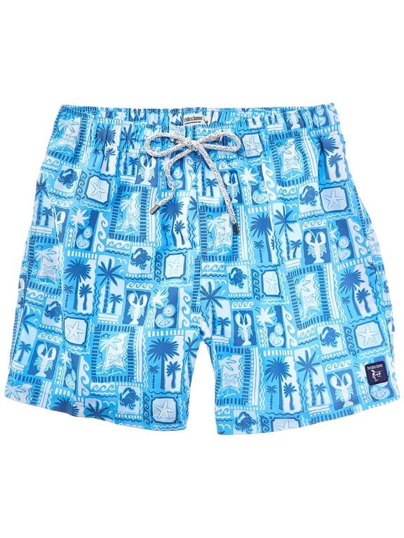 mens Swim Trunk, m, Blue