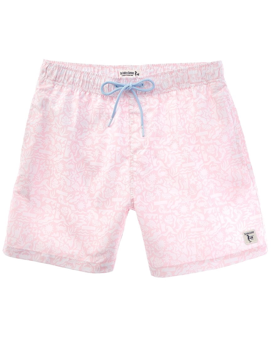 Endless Summer mens  Swim Trunk, m, Pink