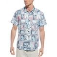 thumbnail image 1 of Endless Summer mens  Textured Button-Down Shirt, s, Blue, 1 of 3