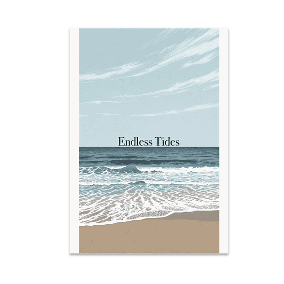 Endless Tides Ocean Wave Scenic Wall Art - Beach Home Decor Enthusiast - 13x19 Poster Print