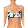 thumbnail image 1 of Endless Waves Junior's Flower Hour Bralette Top Swimsuit, 1 of 4