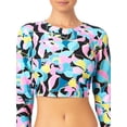 thumbnail image 1 of Endless Waves Junior's Flower Hour Long Sleeve Rashguard, 1 of 5