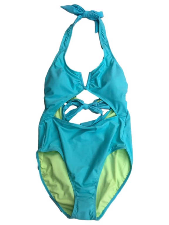 Women's Solid V-Co Swimwear, 1 Piece