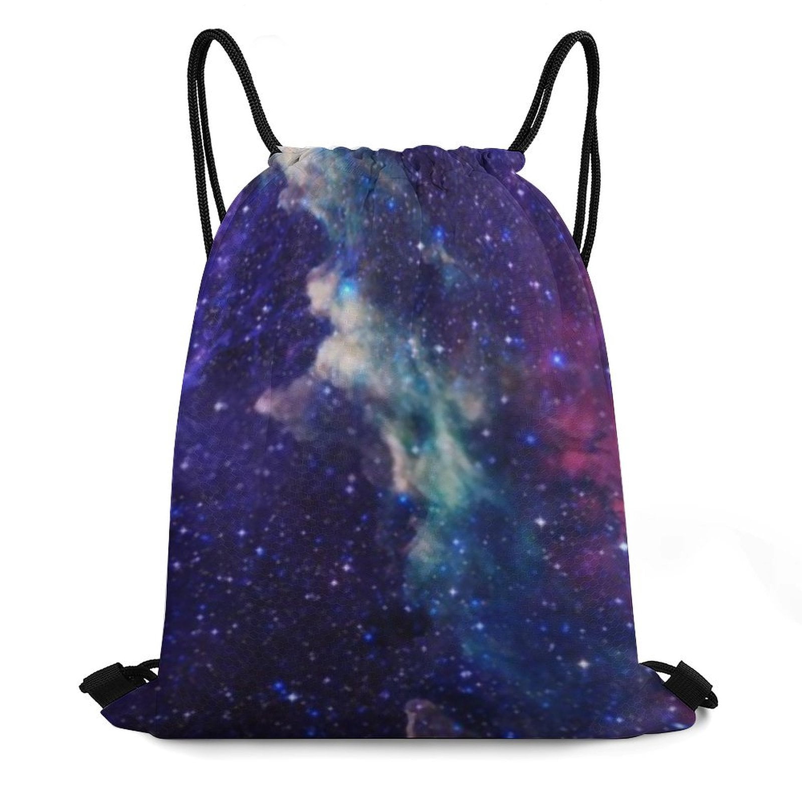 Endless universe stars galaxies outer space Drawstring Bags Initial ...