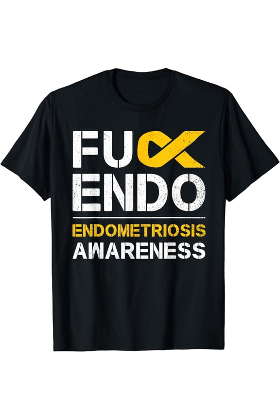Endo Endometriosis Awareness Month Endo Support Ribbon T-Shirt