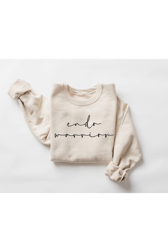 Endo Warrior Endometriosis Sweatshirt Endometriosis Support, Endo Awareness Crewneck, Her TSHIRT All Size S-5XL