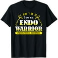 thumbnail image 1 of Endo Warrior Endometriosis Yellow Ribbon Uterus Endometrium T-Shirt, 1 of 4
