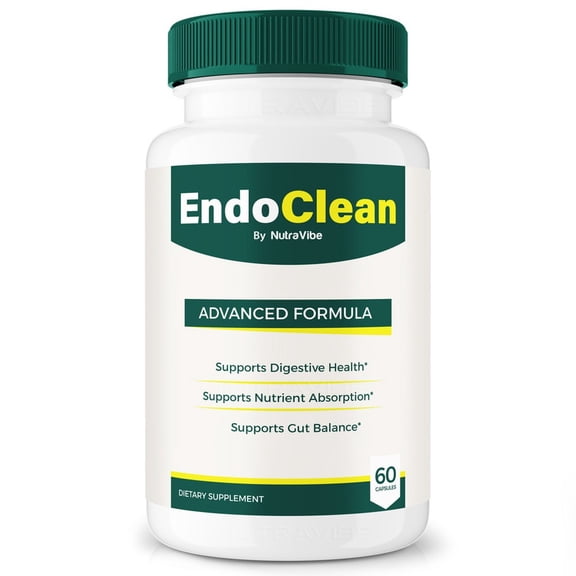 EndoClean Capsules Gentle Gut & Digestive Support Formula for Balance & Wellness | Easy-to-Take Capsules (60 Capsules)