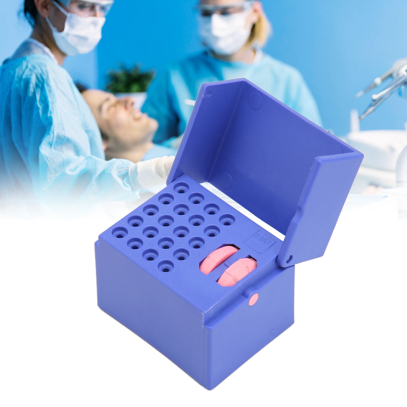 Endodontic File Holder, Professional Bur Endodontic File Cleaning Box