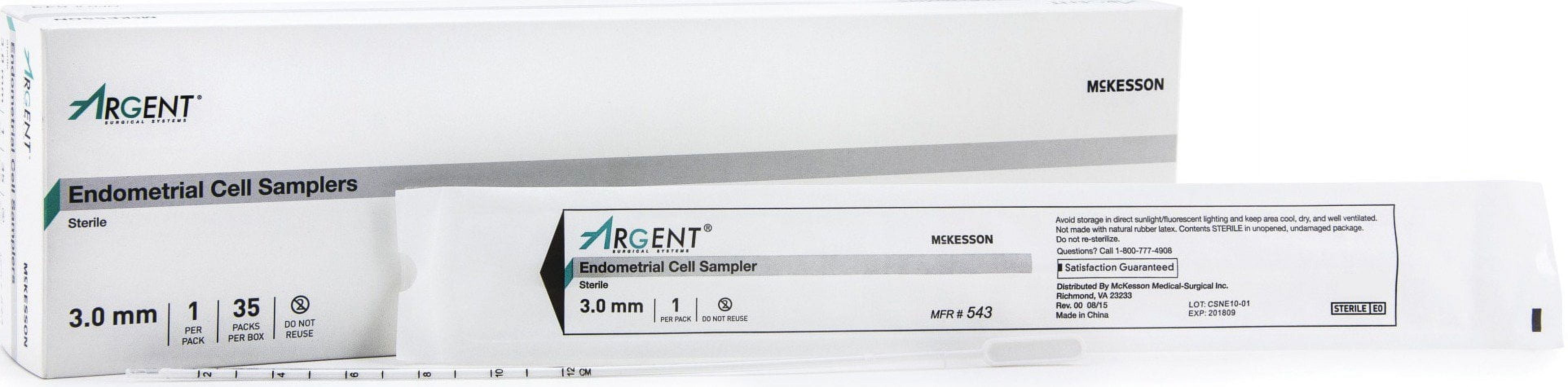 Endometrial Sampling Device McKesson Argent Sterile, 1 Pack 543