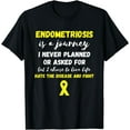 thumbnail image 1 of Endometriosis Journey Endometriosis Warrior Yellow Ribbon T-Shirt, 1 of 4