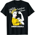 thumbnail image 1 of Endometriosis Warrior Unbreakable T-Shirt Awareness Gift, 1 of 4
