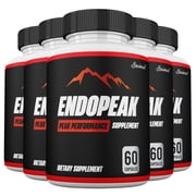Endopeak Capsules for Men, Endo peak Supplement, Advanced Formula, All-Natural Maximum Strength Peak Performance Endopeak Pills 5 Pack