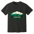 thumbnail image 1 of Endor Sanctuary Moon Forest Ewok Sci-Fi Fan Travel Comfort Color T-Shirt, Unisex, up to size 4XL, 1 of 4