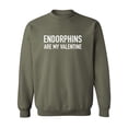 thumbnail image 1 of Endorphins Are My Valentine Crewneck Sweatshirt, 1 of 2