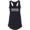 thumbnail image 1 of Endorphins Are My Valentine Racerback Tank, 1 of 2