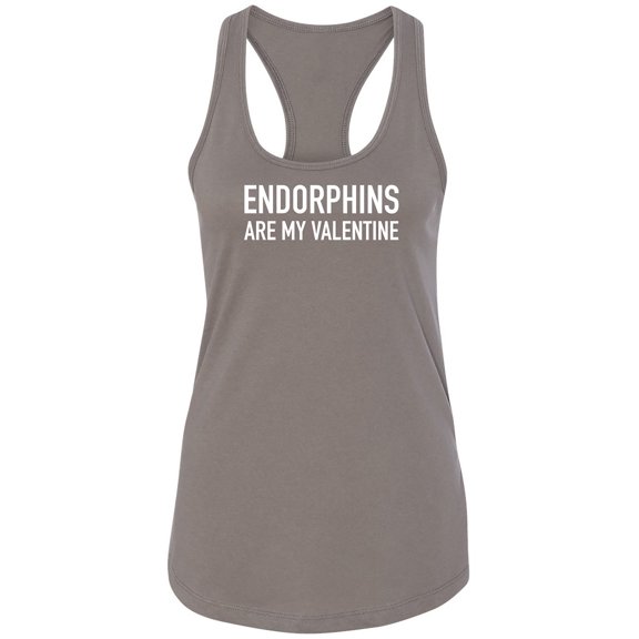 Endorphins Are My Valentine Racerback Tank