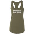 thumbnail image 1 of Endorphins Are My Valentine Racerback Tank, 1 of 3