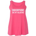 thumbnail image 1 of Endorphins Are My Valentine Womens Tank Top, 1 of 1