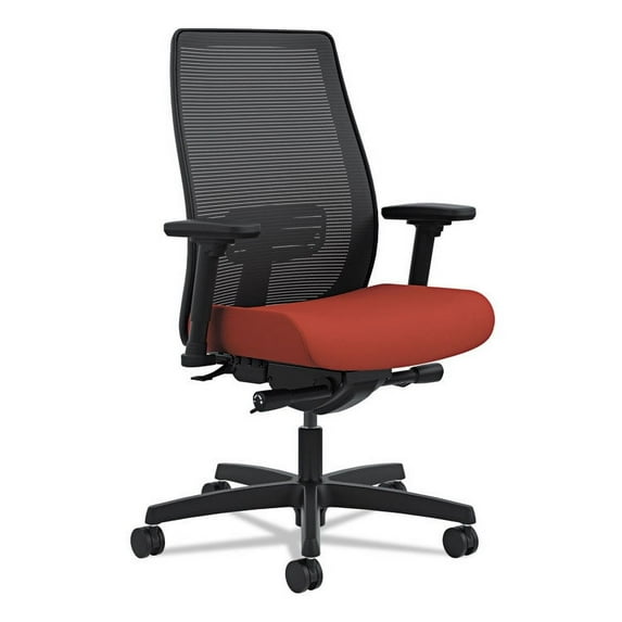 Endorse Mesh Mid-Back Work Chair, Poppy/black
