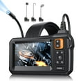 thumbnail image 1 of Endoscope Camera with Light, Inspection Borescope Camera with 4.3" IPS Screen, 1920P HD with 8 LED Lights, 16.5FT Semi-Rigid Cord Bore Scope, IP67 Waterproof Endoscope for Sewer, Tools(Orange) C94, 1 of 3
