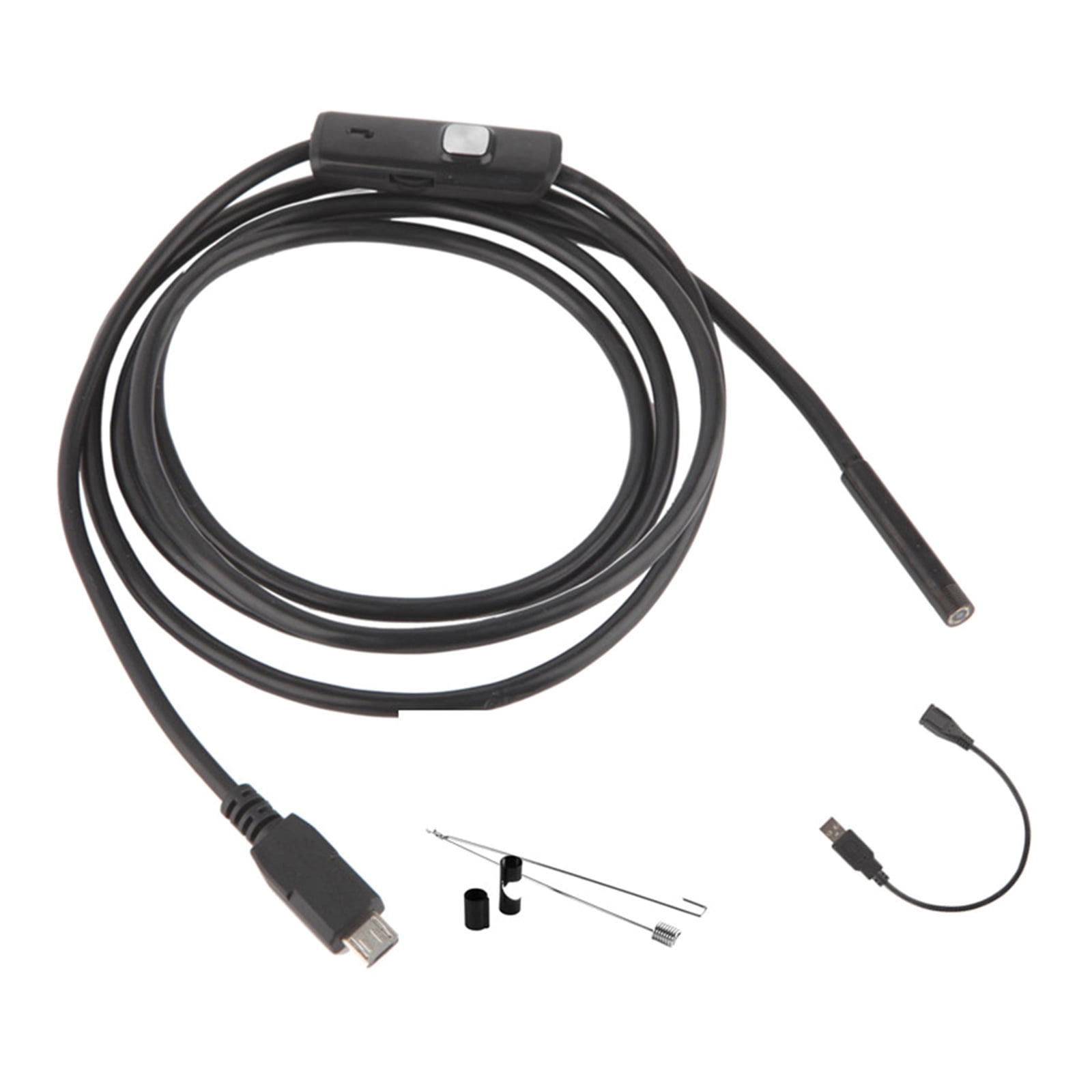 Endoscope Camera with Light, 720P Borescope with 6 Adjustable LED Light ...