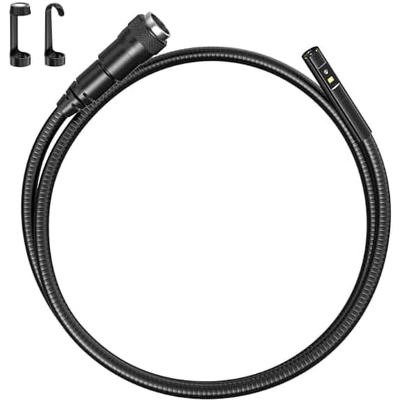 Endoscope Replacement Cable with Light, Dual Lens Inspection Camera 8mm/0.31inch Waterproof Probe Compatible with NTS500, NTS300(3.3FT)$$Tools & Hardware Other