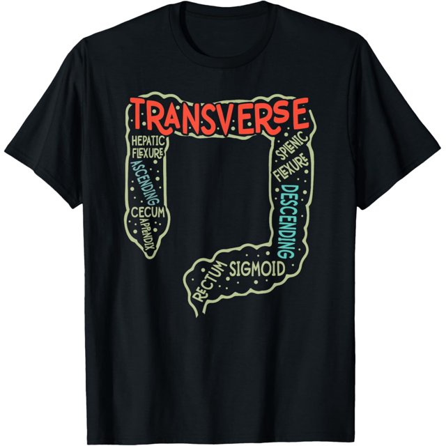 Endoscopy Nurse GI Endo Tech Colonoscopy Colon Anatomy TShirt