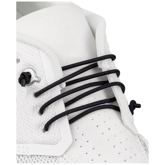 Endoto Elastic Shoelaces for ON Cloud 5 & 6 No Tie Replacements Shoes Laces Stretchy Bungee Running Training(Color:Black,Size:6Inch)