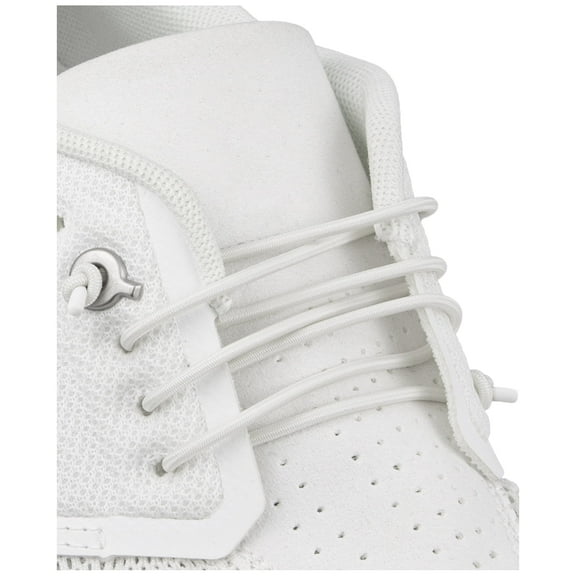 Endoto Elastic Shoelaces for ON Cloud 5 & 6 No Tie Replacements Shoes Laces Stretchy Bungee Running Training(Color:White,Size:18Inch)