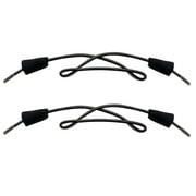 Endoto Shoelaces for Hey Dude Elastic Strings Replacement Laces Shoes(Color:Black,Size:18Inch)