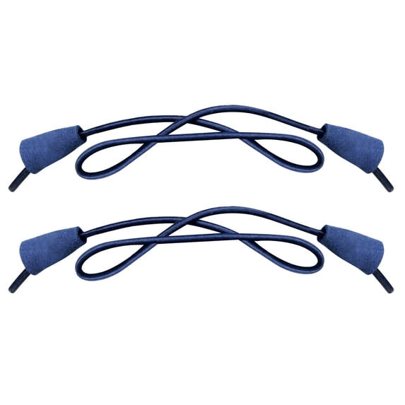 Endoto Shoelaces for Hey Dude Elastic Strings Replacement Laces Shoes(Color:Navy,Size:17Inch)