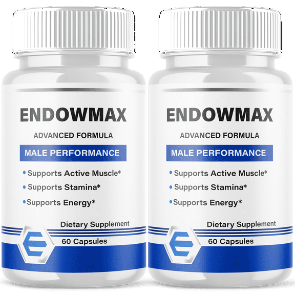 Endowmax Advanced Formula Pills All Natural Vitamin Supplement Endow Max 120 Capsules