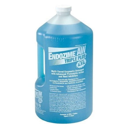 Endozime AW Triple Plus Multi-Tiered Enzymatic Liquid Laundry Detergent, 1 Gallon, 4 Count